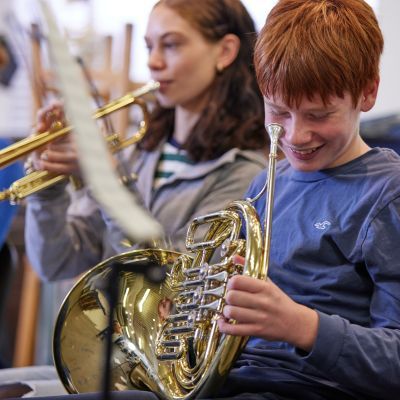 Horn player at CYM